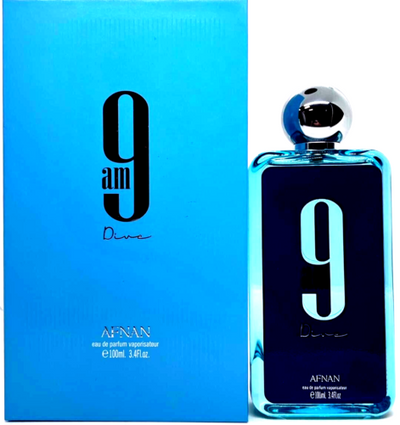 Afnan 9am Dive Perfume For Men & Women EDP – 100ML - Tuzzut.com Qatar Online Shopping