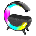 Wireless Charger Stand App Controlled With RGB Lights And Bluetooth Speaker 2301