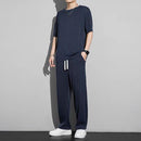 Ice Silk Casual Suit Male Summer Thin Section Handsome Drape Suit TS39 - Tuzzut.com Qatar Online Shopping