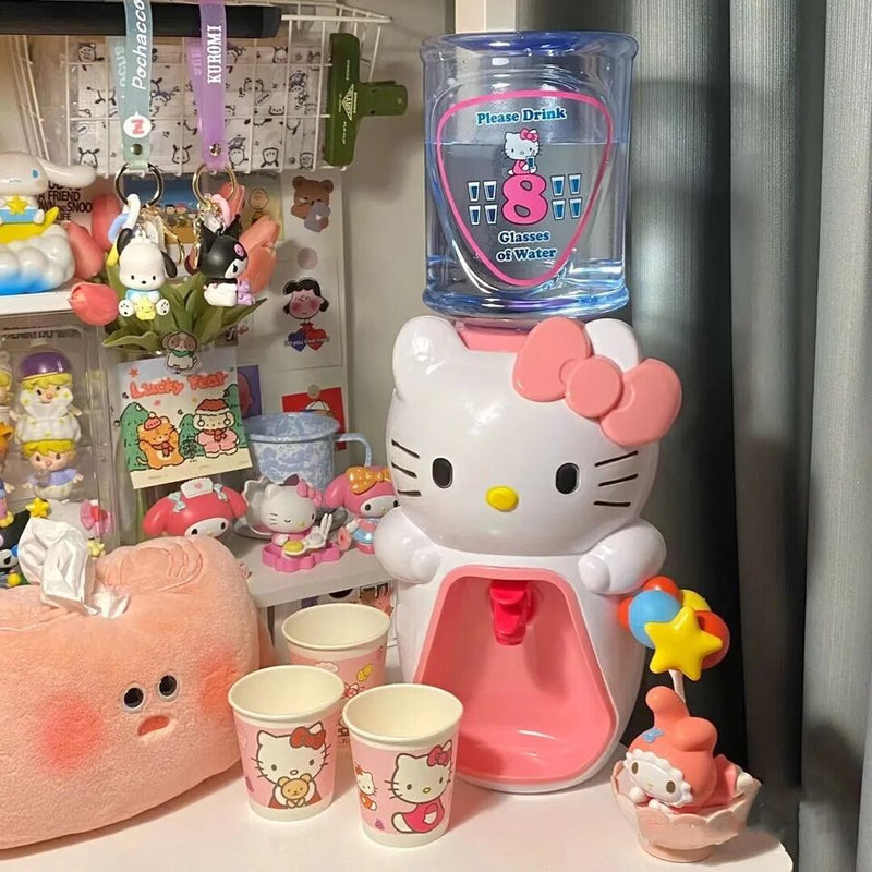 2000ml Water Dispenser Hello Kitty Mini Anime My Melody Cartoon Drinking Pink Light - TUZZUT Qatar Online Shopping