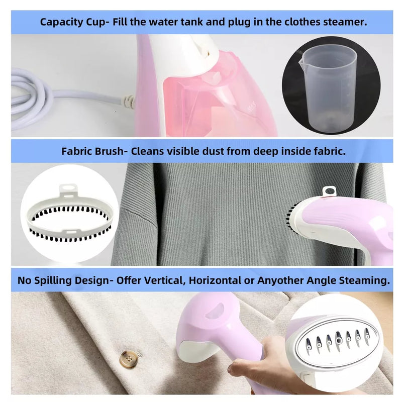 Handheld Garment Steamer Iron for Clothes 1500W - TUZZUT Qatar Online Shopping