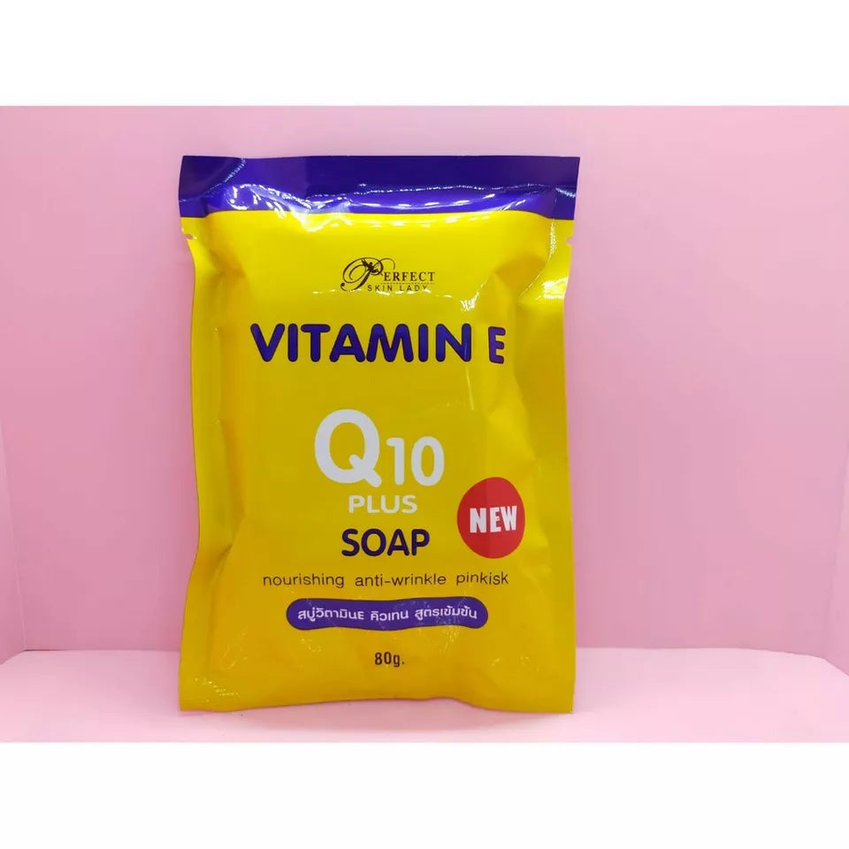Perfect Skin Lady Vitamin E Q10 Plus Soap 80g Perfect Skin Lady Vitamin E Q10 Plus Soap 80g