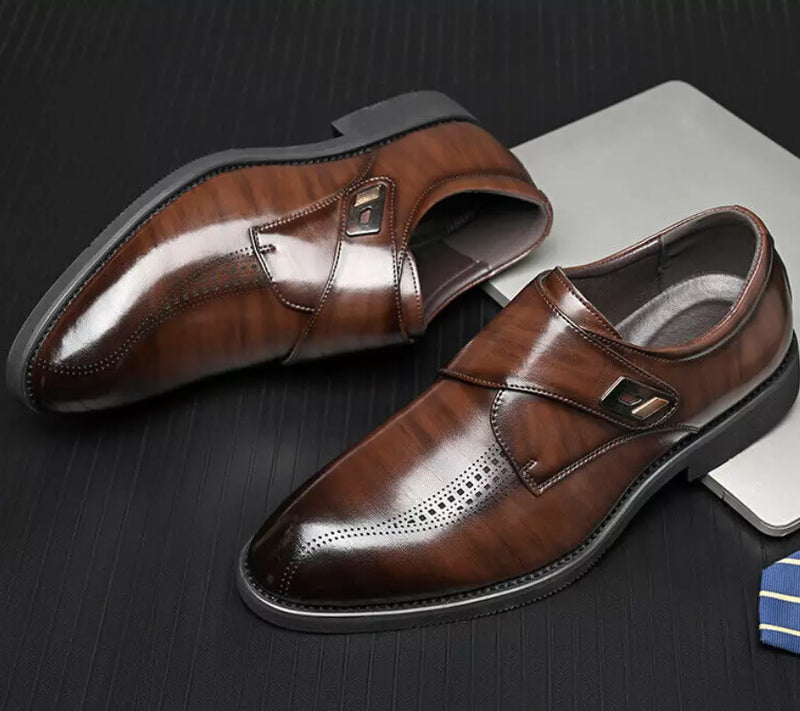 Casual Business Leather Shoes 86552 - TUZZUT Qatar Online Shopping