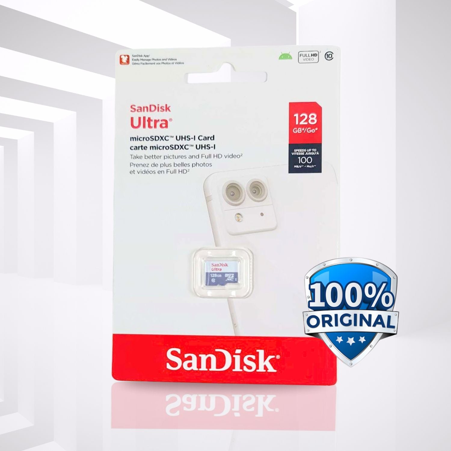SanDisk Ultra microSDXC UHS-I Class 10 Memory Card 128GB SanDisk Ultra microSDXC UHS-I Class 10 Memory Card 128GB