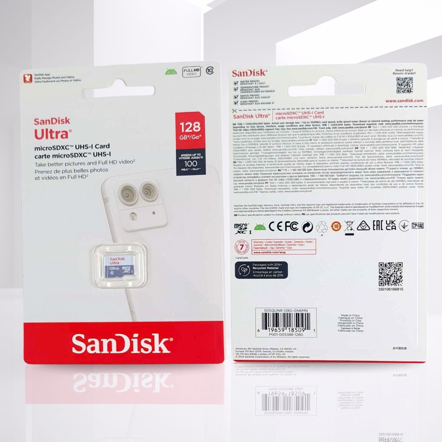 SanDisk Ultra microSDXC UHS-I Class 10 Memory Card 128GB SanDisk Ultra microSDXC UHS-I Class 10 Memory Card 128GB