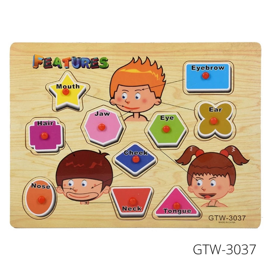 Wooden Learning Educational Board for Kids GTW-3037