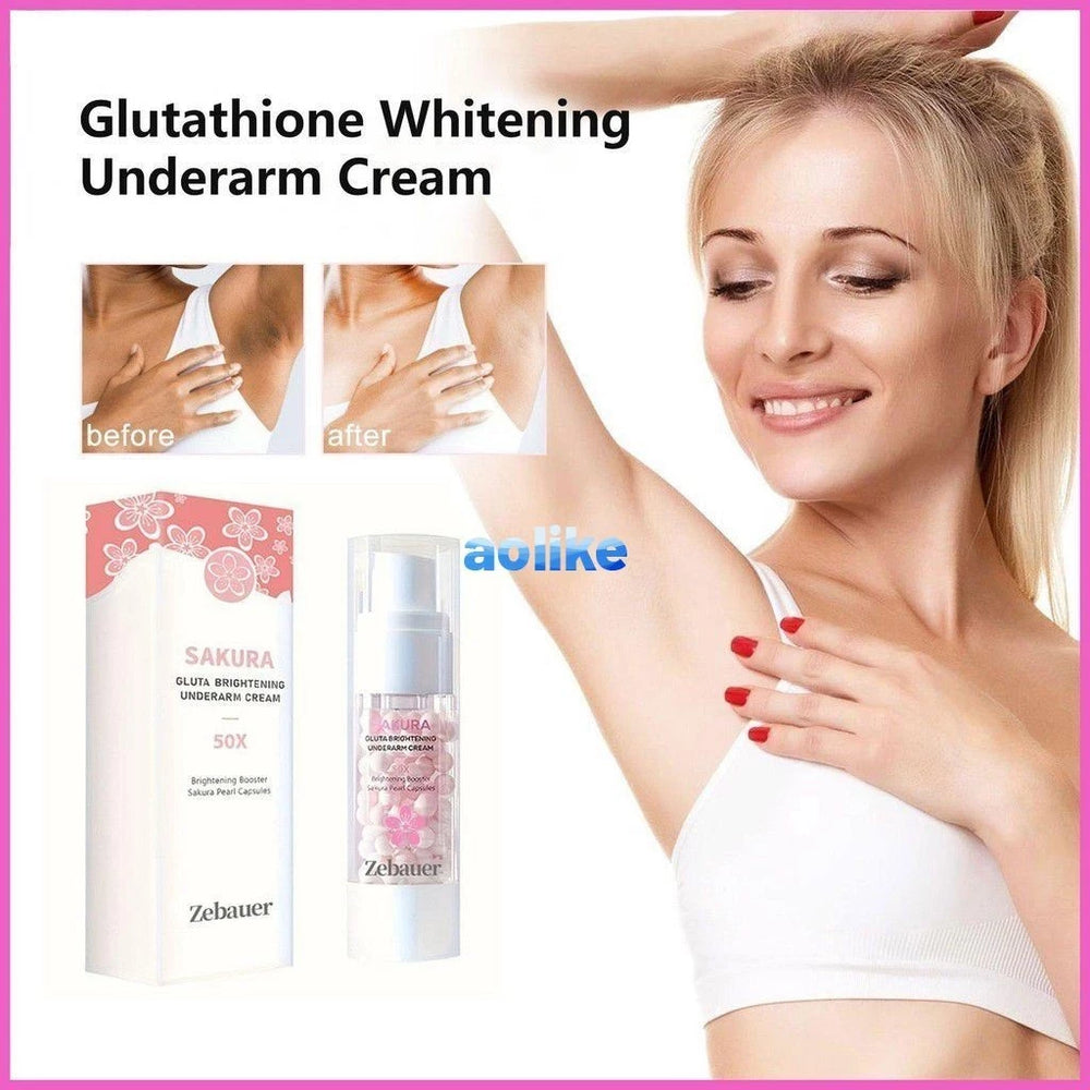 sakura glutathione 1 X Gmeelan Sakura Gluta Brightening Underarm Cream 30g + Deodorant Spray  50ml main image 1