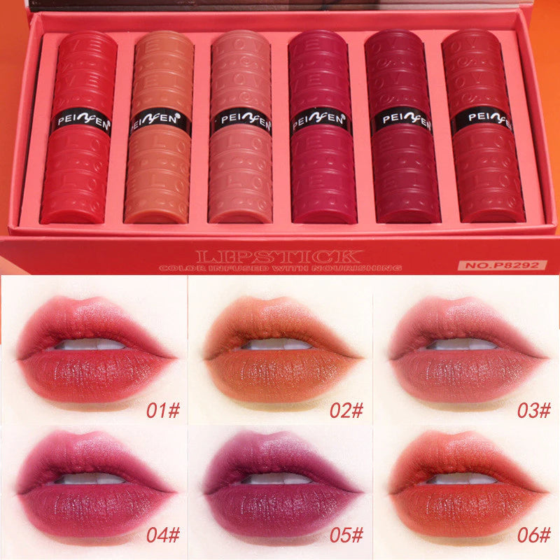 PEINIFEN Lipstick Set 3.5g 6Pcs PEINIFEN Lipstick Set 3.5g 6Pcs