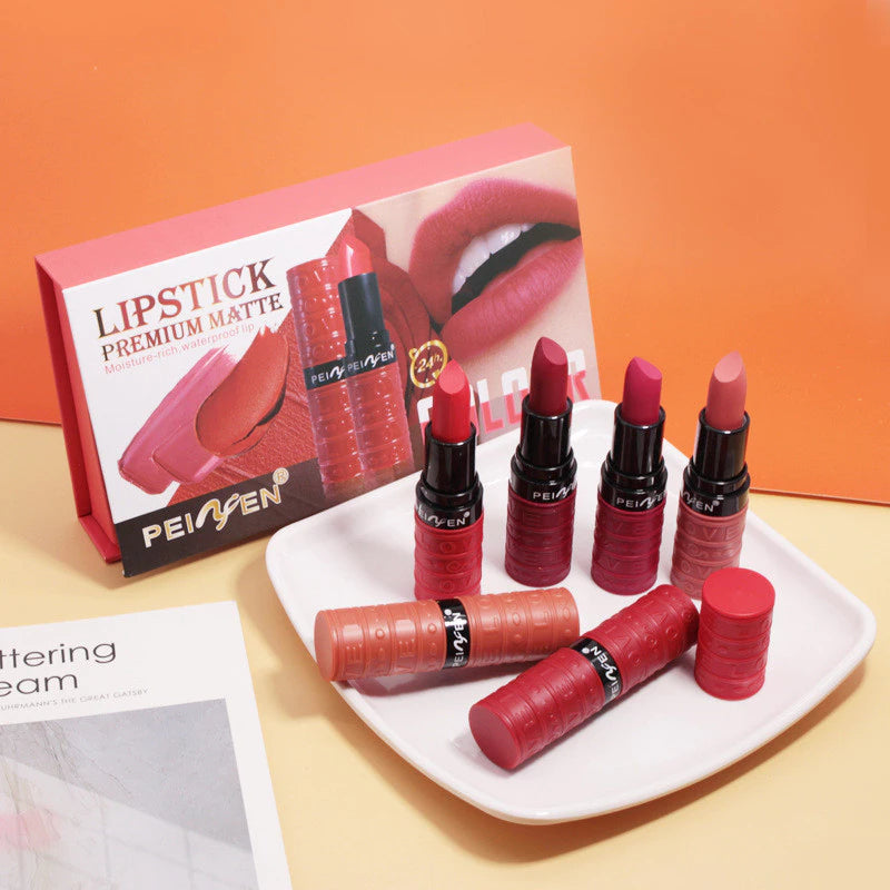 PEINIFEN Lipstick Set 3.5g 6Pcs PEINIFEN Lipstick Set 3.5g 6Pcs
