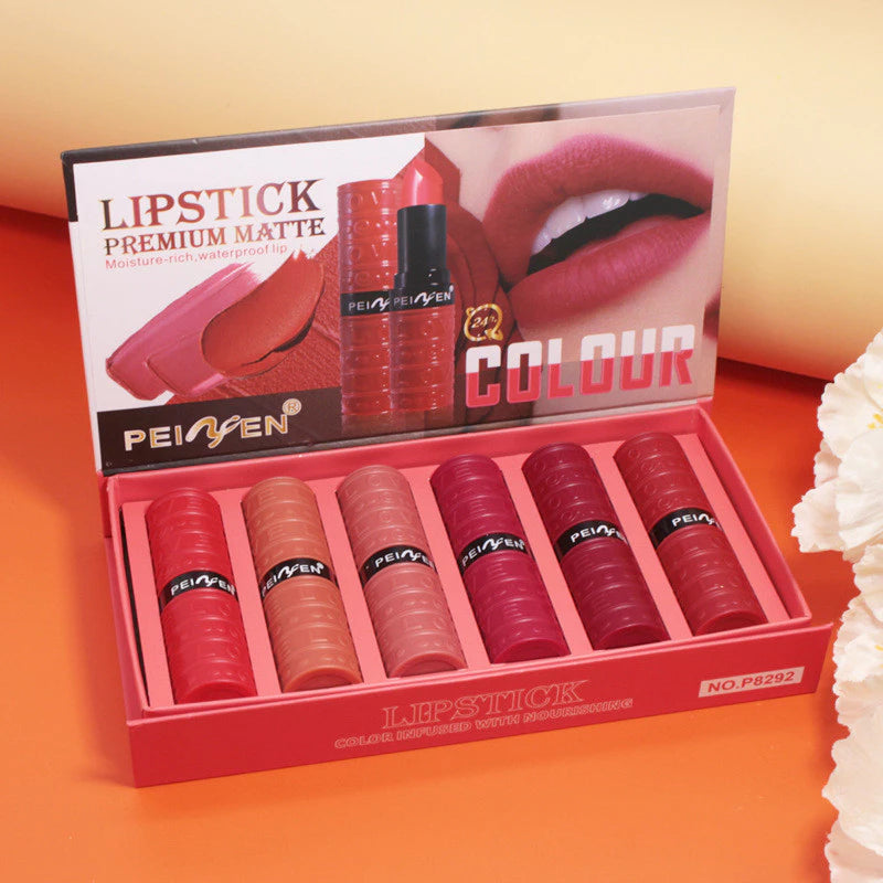 PEINIFEN Lipstick Set 3.5g 6Pcs PEINIFEN Lipstick Set 3.5g 6Pcs