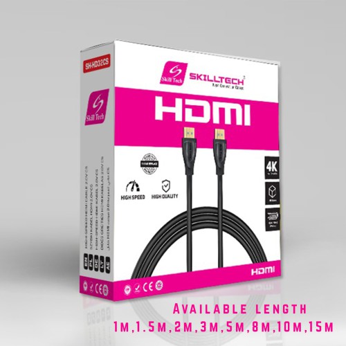 Skill Tech HDMI Cable 4K 2K 1080P 60HZ Skill Tech HDMI Cable 4K 2K 1080P 60HZ