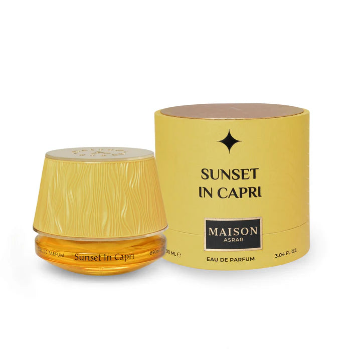 Maison Asrar SUNSET IN CAPRI - EDP 90ml Unisex Perfume | Inspired by Symphony Louis Vuitton - TUZZUT Qatar Online Shopping