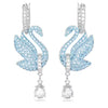 Swan Pendant Earrings DN2056 Swan Pendant Earrings DN2056