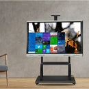 Skill Tech Large Heavy-Duty Steel Tv Trolley Stand with Shelf - DG 110B FS (Fits Most 42" ~ 120") - Tuzzut.com Qatar Online Shopping