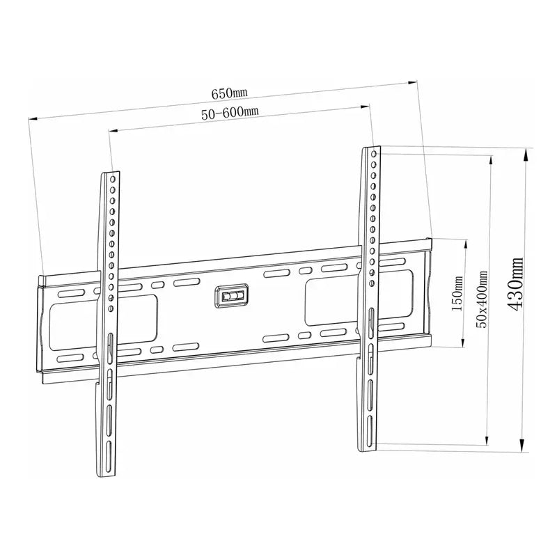 Heavy-Duty Fixed Tv Wall Mount - SH 65F (Fits Most -32" ~ 80" Screen, Max. VESA 600x400mm, Capacity: 60kg) - TUZZUT Qatar Online Shopping