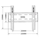 Low Cost Fixed TV Wall Mount - SH 20F (Fits Most 12" ~ 43" Screen - Max. VESA:	200X200mm, Capacity 35kg) - Tuzzut.com Qatar Online Shopping