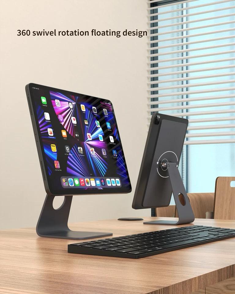Magnetic Stand For Apple iPad Pro Aluminum Adjustable Angle Magnet Holder - TUZZUT Qatar Online Shopping