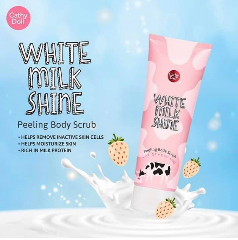 Cathy Doll White Milk Shine Peeling Body Scrub - Tuzzut.com Qatar Online Shopping