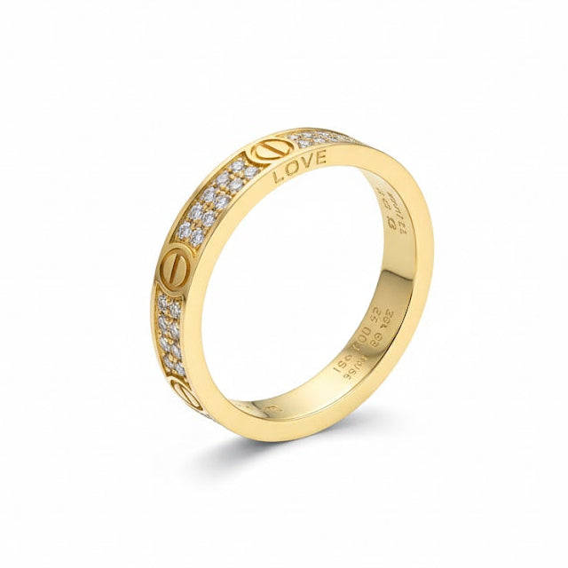 Women's Ring Yellow Gold DN210587 - TUZZUT Qatar Online Shopping