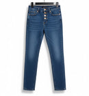 Women High waist Slim Fit Stretchable Denim Jeans J41369 - TUZZUT Qatar Online Shopping