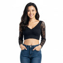 Women's Sleaveles Lace Bra Soft Cups Blouse  B-252033 - TUZZUT Qatar Online Shopping