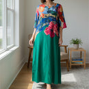 Women's Fashion Printed Long Dress S1155870 - TUZZUT Qatar Online Shopping