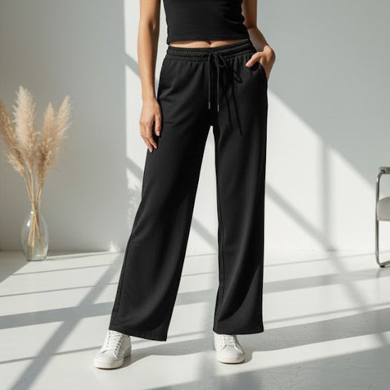 Women's Loose Style Fashion Trendy Ice Silk Pant 4XL S3115608 - TUZZUT Qatar Online Shopping