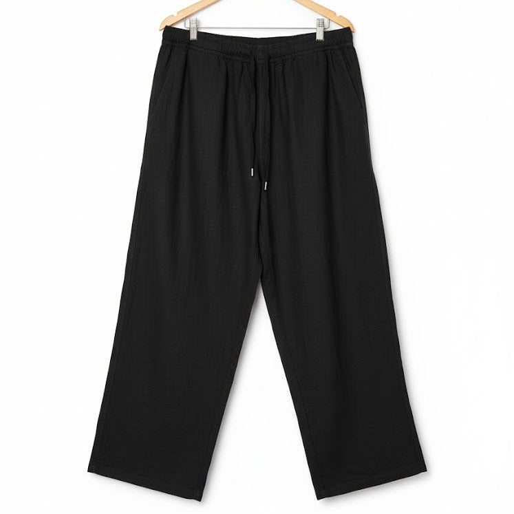 Women's Loose Style Fashion Trendy Ice Silk Pant 4XL S3115608 Women's Loose Style Fashion Trendy Ice Silk Pant 4XL S3115608