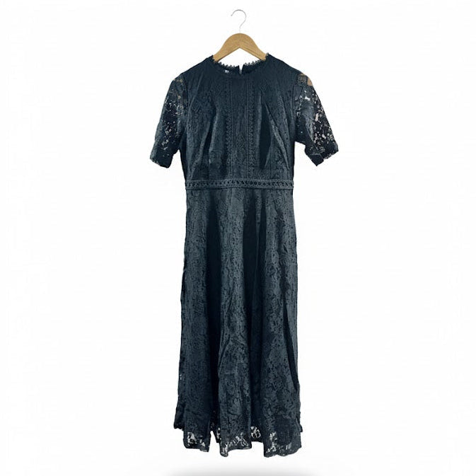 Women's Short Sleeve Modest Fashion Dress L 684484 - TUZZUT Qatar Online Shopping