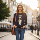 Women's Winter Cartoon print Sweater  B8623 - TUZZUT Qatar Online Shopping