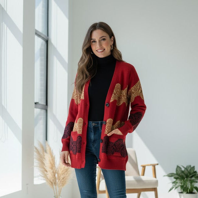 Women's Long Sweaters Ultimate Winter Warmth B8533