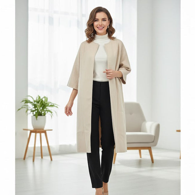 Women's Winter Oversized  Stylish Sweater B365636 - TUZZUT Qatar Online Shopping