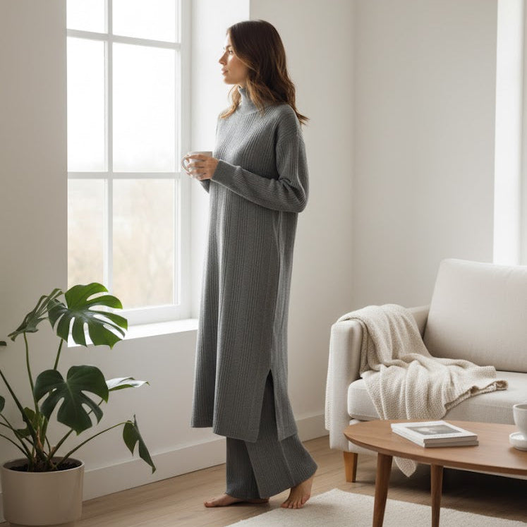 Women's Stylish 2pc Loose Long Dress B307155