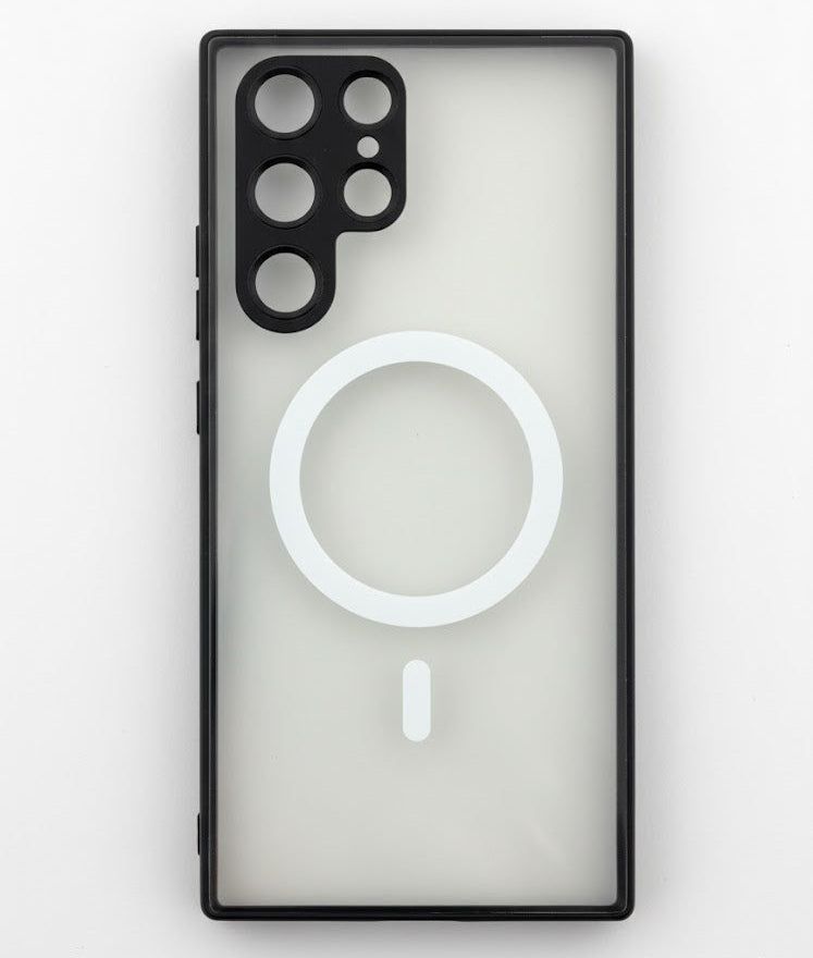 Samsung Galaxy S22 Ultra Black Transparent Cover 75880 - TUZZUT Qatar Online Shopping