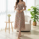 Women's luxurious fabric and graceful silhouett maxi Party Wear 619258 - TUZZUT Qatar Online Shopping