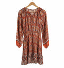 Elegant Coloures Printed Dresses for Women S 6111485 - TUZZUT Qatar Online Shopping