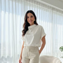 Uoozee Women's Summer Blouse Casual Loose 104458 - TUZZUT Qatar Online Shopping