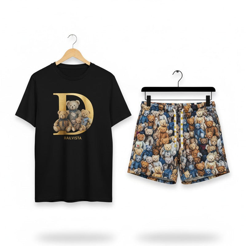 Women's Loose Tshirt and Shorts B-2849 - TUZZUT Qatar Online Shopping