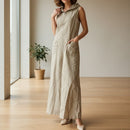 Long Women Dress Solid Color 1120012 - TUZZUT Qatar Online Shopping