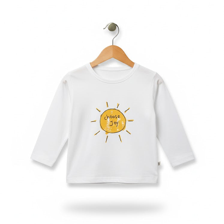 Kids Cozy Cotton Long-Sleeve Shirt for Kids with Sun Graphic 4-5Y X523690 - TUZZUT Qatar Online Shopping