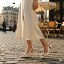 G Metal Buckle Women's High Heel Sandals X3013370 - TUZZUT Qatar Online Shopping