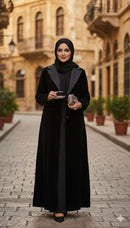 Casual Long Overcoat Abaya Trench Coat 175114 - TUZZUT Qatar Online Shopping