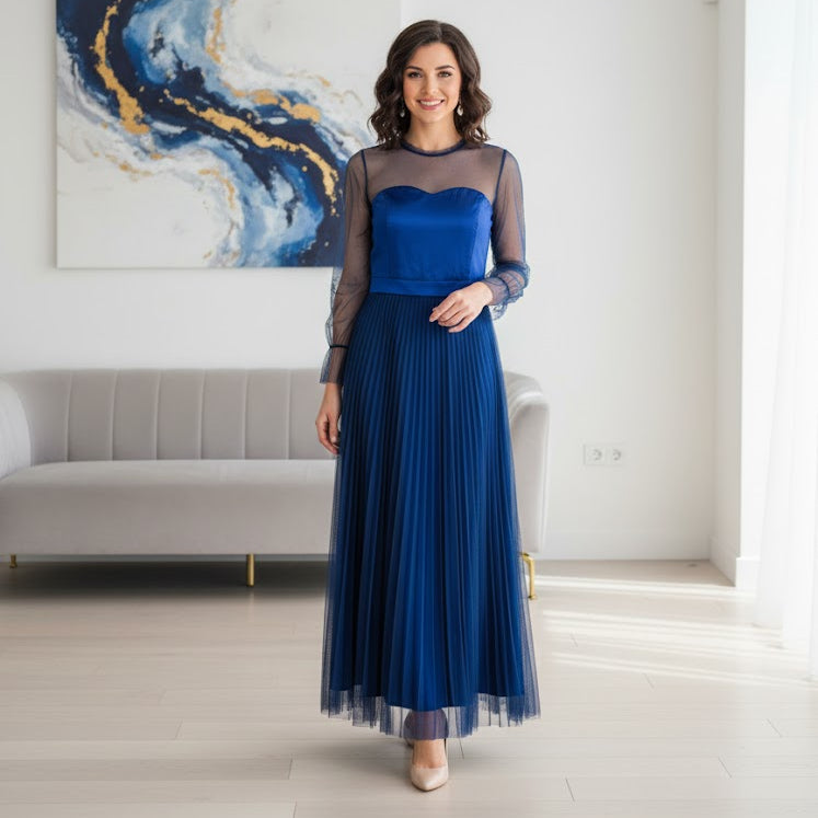New Stylish Blue Hour Gown Timeless Elegance B-364341 New Stylish Blue Hour Gown Timeless Elegance B-364341