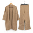 Women's Winter Luxury Loungewear Redefined Celine's Black Co-ord M 512789 - TUZZUT Qatar Online Shopping