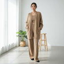 Women's Winter Luxury Loungewear Redefined Celine's Black Co-ord M 512789 - TUZZUT Qatar Online Shopping