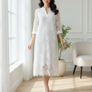 Women's Chic & Refine Your New Go To Lace Midi Dress B-394494 - TUZZUT Qatar Online Shopping