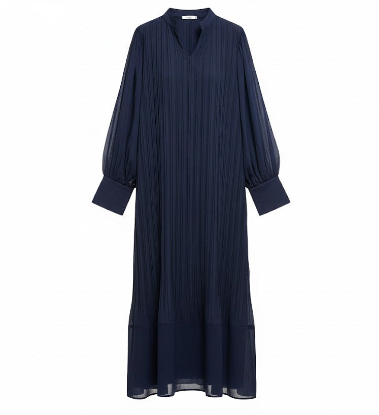 Women's Effortless Sophistication in Midnight Blue Dress B-297791 Women's Effortless Sophistication in Midnight Blue Dress B-297791