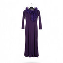 Women's Long Dress  Purple Color B-8406 - TUZZUT Qatar Online Shopping