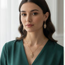 Women's Delicate Leaf Jewelry Set B-338664 - TUZZUT Qatar Online Shopping