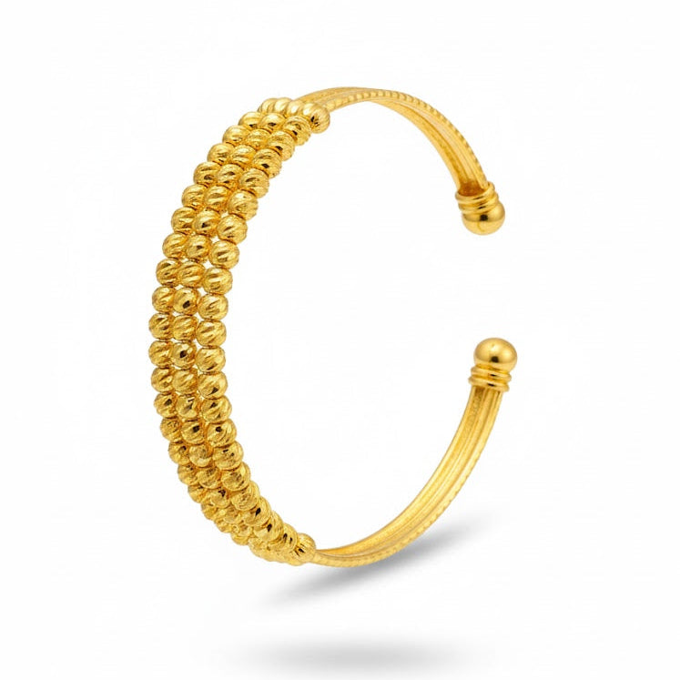 Three Thread Bouncy Beed Bracelet B-331715 - TUZZUT Qatar Online Shopping